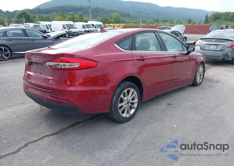 2019 Ford Fusion Hybrid Se z USA, uszkodzony, nr VIN 3FA6P0LU0KR262128